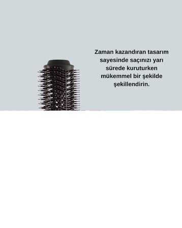 3 Isı Kademeli 1200W Saç Şekillendirme Fırçası.