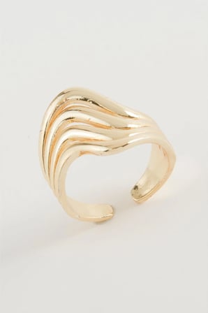 Oval Metal Yüzük