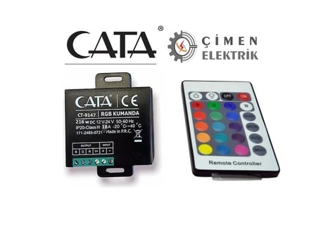 1 Adet CATA CT 9147 18A - 216W Rgb Led Kumandası
