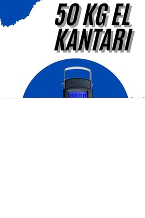 El Kantarı Dijital El Terazisi 50 Kg Kapasiteli LCD Ekranlı
