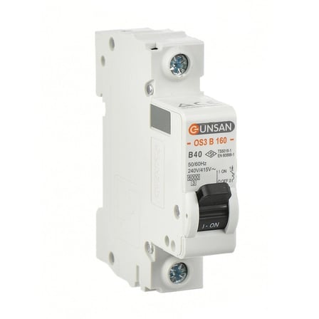 1 Adet Günsan 1X40a B Tipi 6 Ka Otomatik Sigorta OS3B160-40