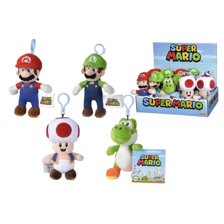 Super Mario Peluş Anahtarlıklar SMB-109231008 - 1 Adet Stokta Olan Gönderilir