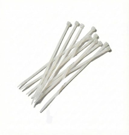Kablo Bağı Kelepçe Cırt 4,8x400mm 10'lu Beyaz