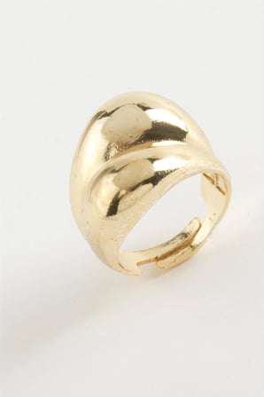 Oval Metal Yüzük