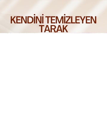 Pratik Mekanizmalı Saç Tarağı – Kendi Kendini Temizler, Taşınabilir