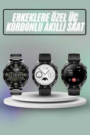 Akıllı Saat Ios Ve Android Tüm Telefonlara Uyumlu Çok Fonksiyonlu Amoled Ekran
