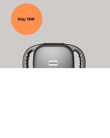 2000 mAh Şarjlı Masaj Tabancası 6 Başlık Ayarlı Güçlü Masaj Cihazı
