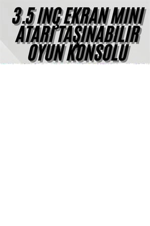 Game Box Oyun Konsolu 500 Retro Oyunlu Mini Taşınabilir 3 İnç