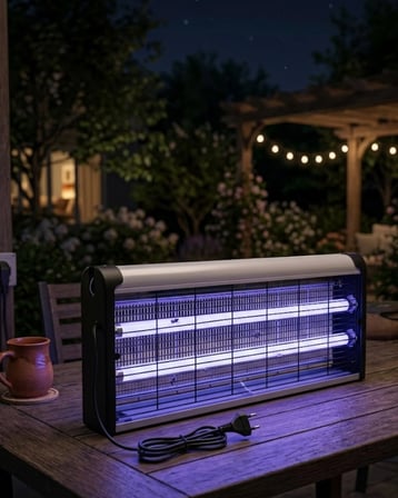 Uv İsikli Elektrikli Sinek Savar 10W Sessiz Hasere Oldurucu Lamba