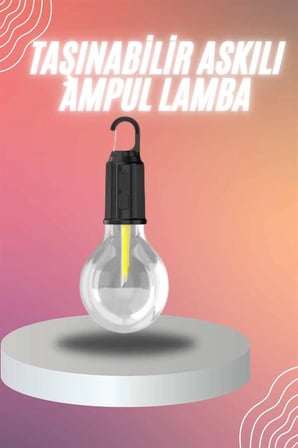 Sarjli Dekoratif Kamp Lambasi Askili Ampul Led İsik Type C Girisli