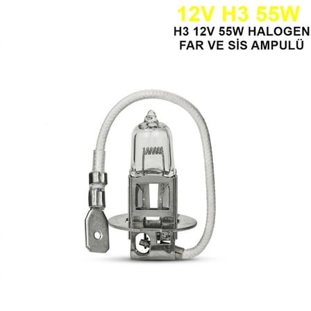 Trifa H3 Halojen Far Ampülü 12V 55Watt Sarı