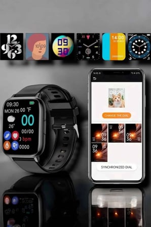Suya Dayanıklı Bluetooth Akıllı Saat GPS, Adımsayar, Nabız & Sağlık Takibi