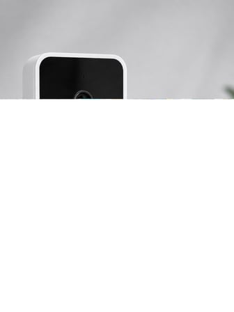 Beyaz Akıllı Güvenlik Kapı Zili | Telefon Kontrollü Wi-Fi Görüntülü Kapı Zili