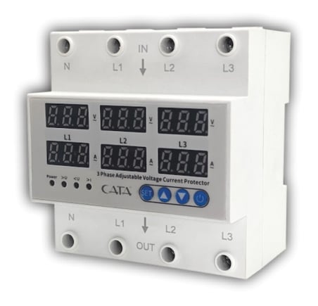 1 Adet Cata Ct 9199 Voltaj Ve Akim Koruma Regulatoru 380V