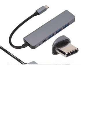 Çevirici Dönüştürücü Adaptör Macbook 3 In 1 Type-C To Hdmı USB 3.0