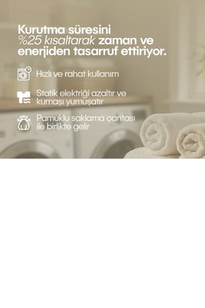 Çamaşır Yün Kurutma Topu ve Koku Seti - Kurutma Makinesi İçin - 3 Adet Top