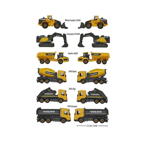 8503100000 Volvo Construction Premium 6-asst