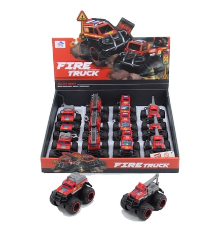 779-69A DUBLE SÜRTMELİ METAL DIECAST İTFAİYE