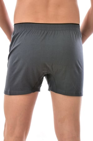 Erkek Lacivert Penye Düğmeli Boxer 3'lü