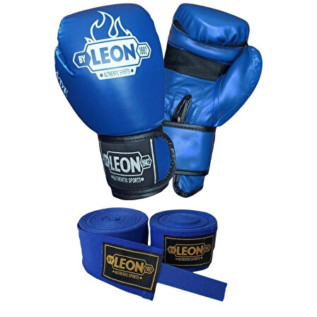 Leon Blade Training Boks Kick Boks Ve Muay Thai Eldiveni Ve Bandaj Seti 3,5 m