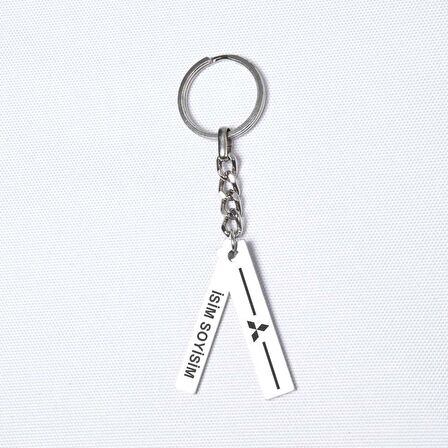 Mitsubishi Anahtarlık Kişiye Özel Plaka Anahtarlık