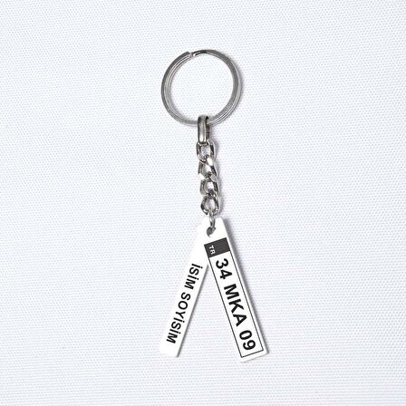 Kişiye Özel Audi Q7 Plaka Anahtarlık 