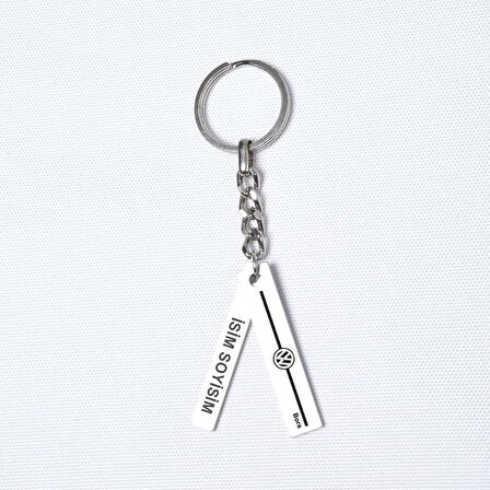 Kişiye Özel Volkswagen Bora Plaka Anahtarlık