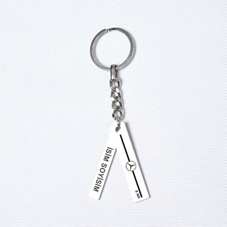 Kişiye Özel Mercedes S-300 Plaka Anahtarlık