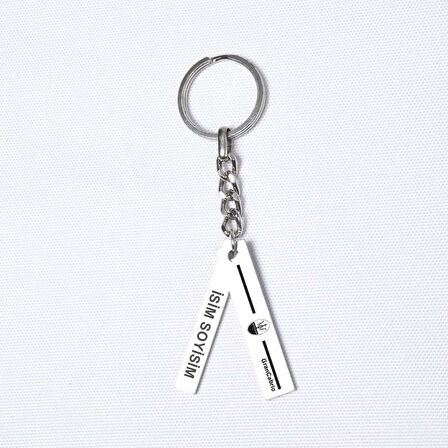 Kişiye Özel Maserati GranCabrio Plaka Anahtarlık