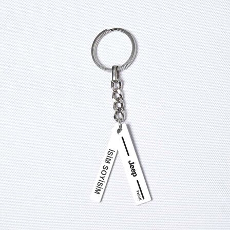 Kişiye Özel Jeep Grand Patriot Plaka Anahtarlık