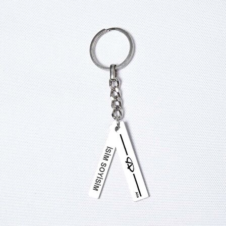 Kişiye Özel Cherry Alia  Plaka Anahtarlık