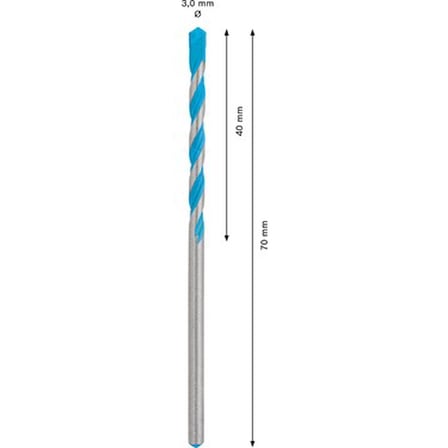 3 x 40 x 70 mm Delme Ucu, Uzun Ömürlü ve Yüksek Performans
