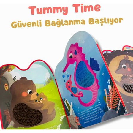 Güvenli Bağlanma Başlıyor - Tummy Time Eğitici Kitap