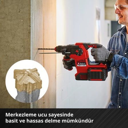 Orijinal Einhell 7 Parça SDS Plus Kırıcı Matkap Ucu Seti, 210 mm (4 Ağızlı Karbür Plakalı
