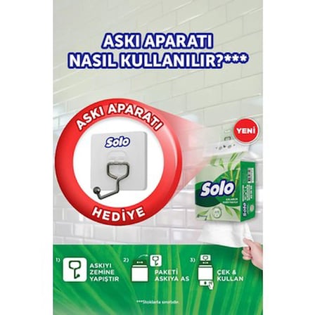 Asılabilir Kağıt Havlu 1=7 Askı Aparatı Dahil