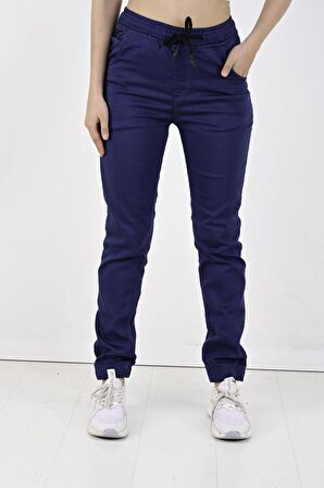 BLACK STEEL, Kadın JOGGER, BEL VE PAÇA LASTİKLİ PANTOLON-13000