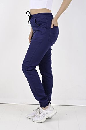 BLACK STEEL, Kadın JOGGER, BEL VE PAÇA LASTİKLİ PANTOLON-13000