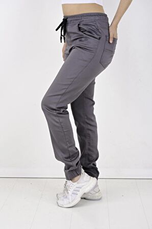 BLACK STEEL, BAYAN JOGGER, BEL VE PAÇA LASTİKLİ PANTOLON-13000