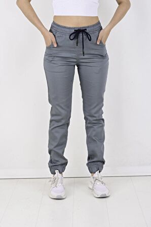 BLACK STEEL, BAYAN JOGGER, BEL VE PAÇA LASTİKLİ PANTOLON-13000