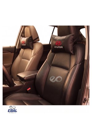 Hyundai Logolu Oto Koltuk Boyun Yastığı 2 Parça Tüm Modeller İçin Uygundur