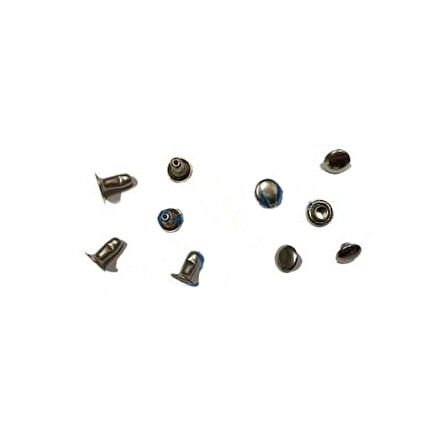 Rivet Perçin - 6mm, Nikel, 1000 Adet