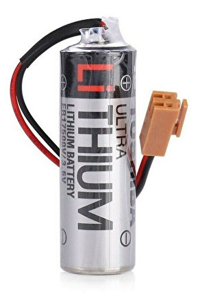 ER17500V 3.6V A Size Lithium Pil - Kahverengi Soket
