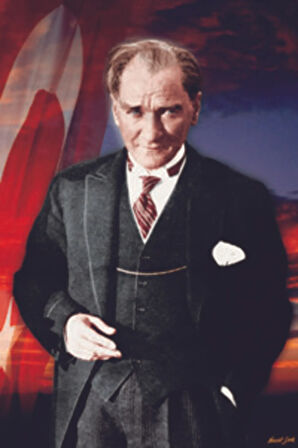 Atatürk Resmi Raşel Kumaş 400x600cm.