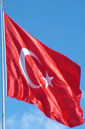 Türk Bayrağı 6x9m Raşel  Kumaş