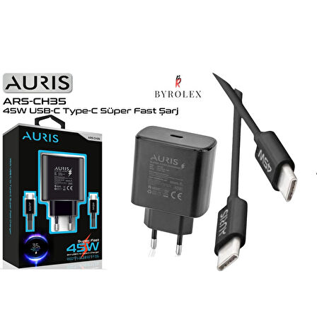 EV TİPİ 45W USB-C/TYPE-C SÜPER TURBO HIZLI ŞARJ CİHAZI TAKIMI