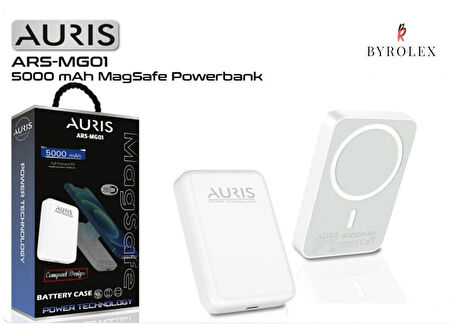 MAGSAFE 5000 MAH HIZLI ŞARJ MIKNATISLI POWERBANK