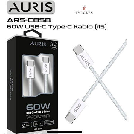 60W TYPE-C / TYPE-C SİLİKON ŞARJ KABLOSU