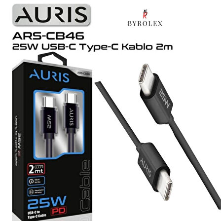 25W USB-C/TYPE-C 2 METRE PD HIZLI ŞARJ KABLOSU