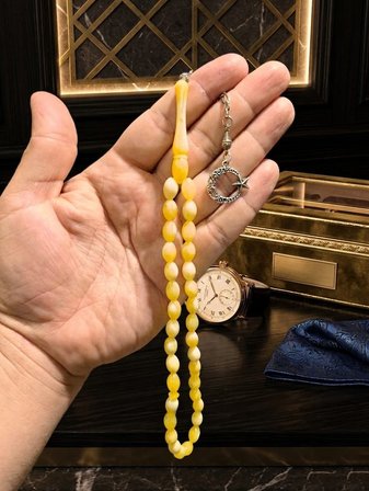 BEYRUT TOZ KEHRİBAR SET AHŞAP HEDİYE KUTUSUNDA