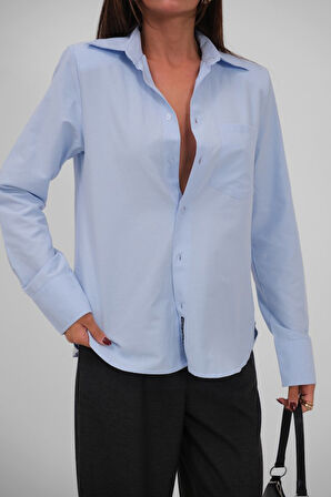 Vatkalı Oversize Gömlek